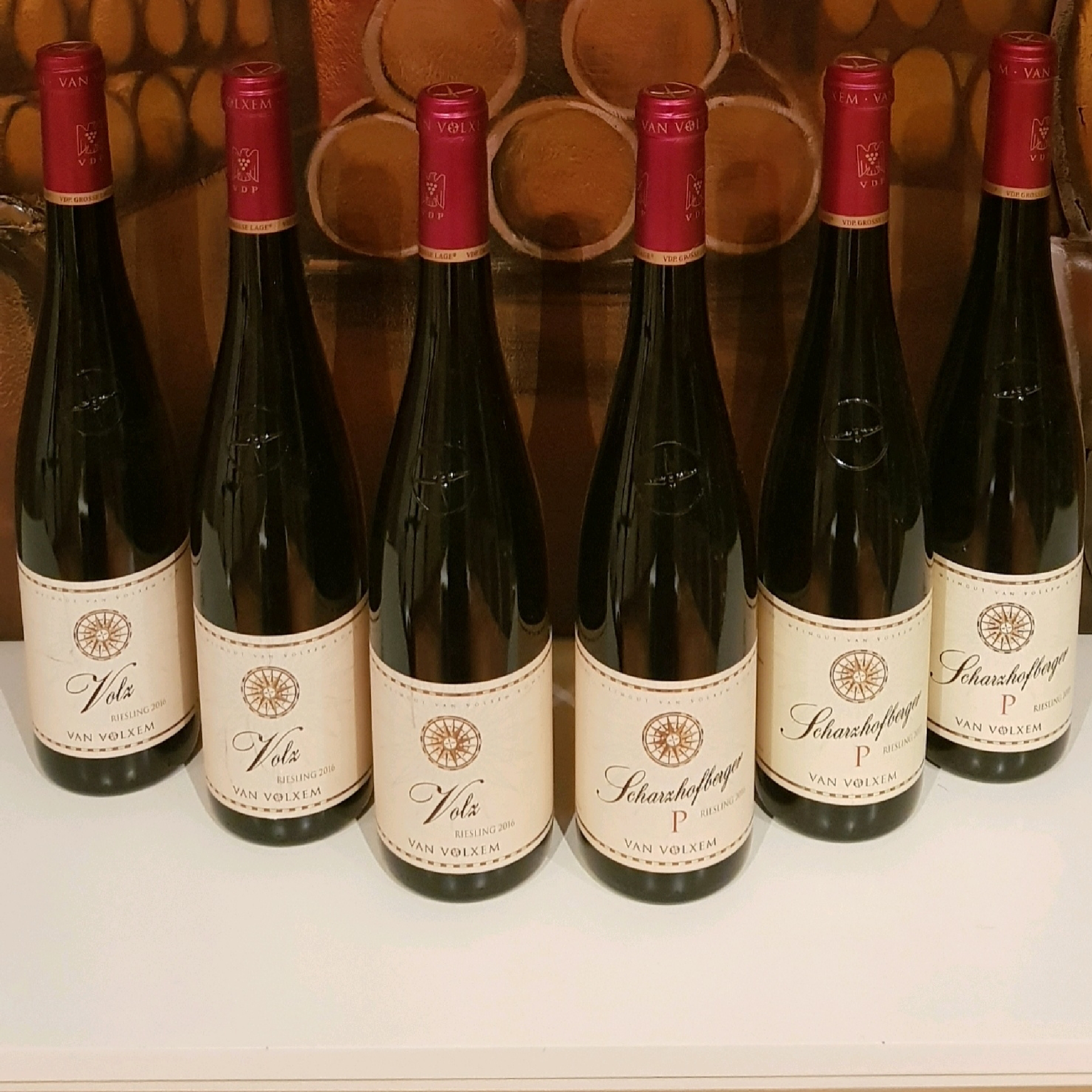 6x Van Volxem Riesling Volz + "P"