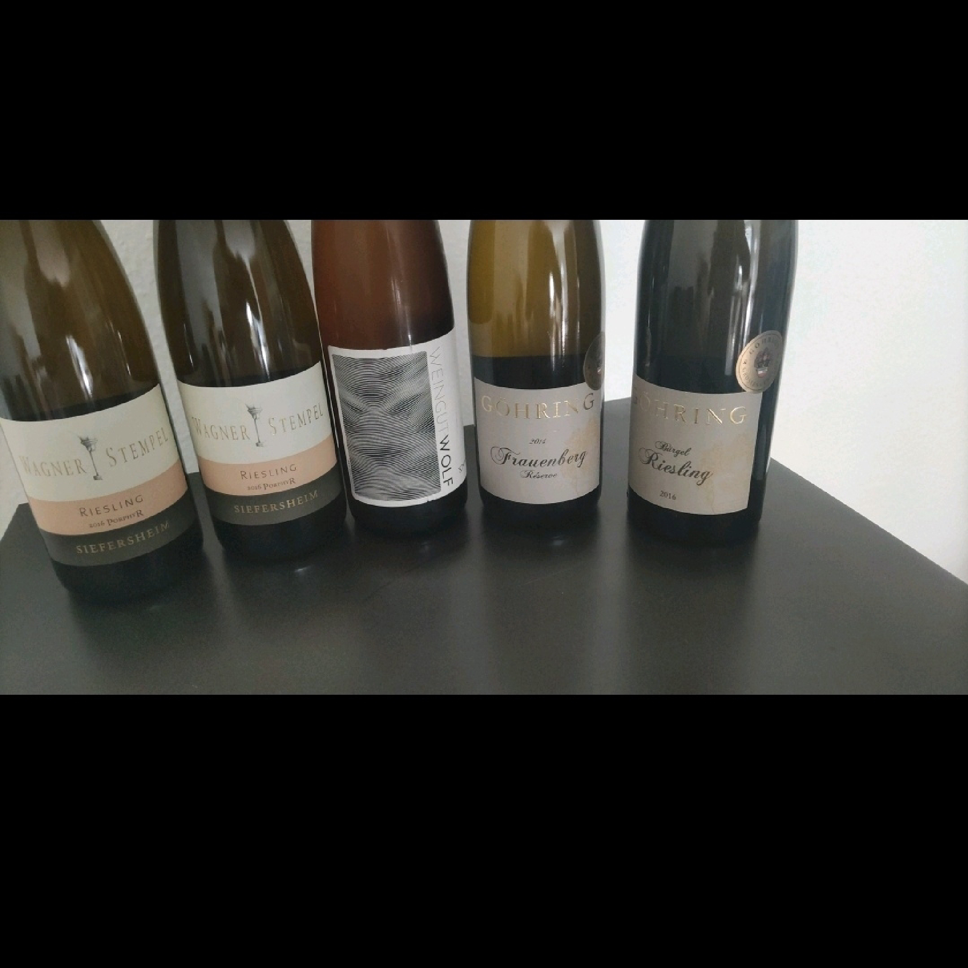 Gereifte Rieslinge