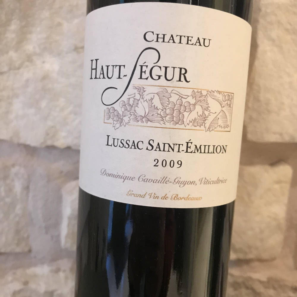 CHATEAU HAUT SEGUR ROUGE 2009