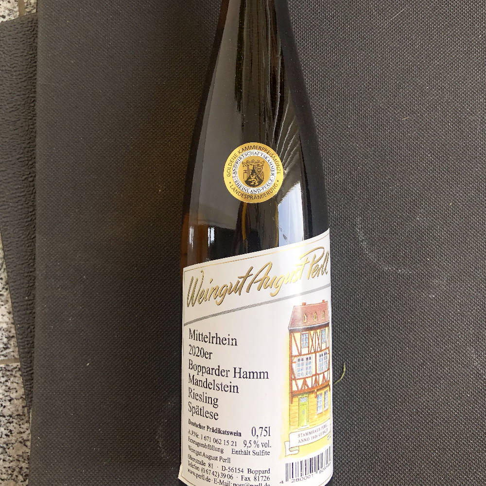 Weingut August Perll Bopparder Hamm Mandelstein Riesling Spätlese 2020