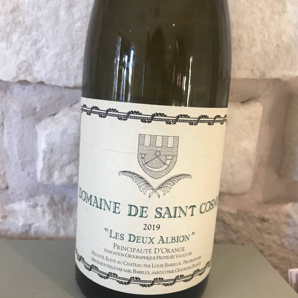 IGP LES DEUX ALBION BLANC 2019 - DOMAINE SAINT COSME