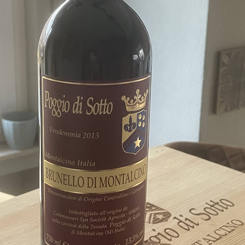 1 Flasche Brunello Poggio di sotto 2013