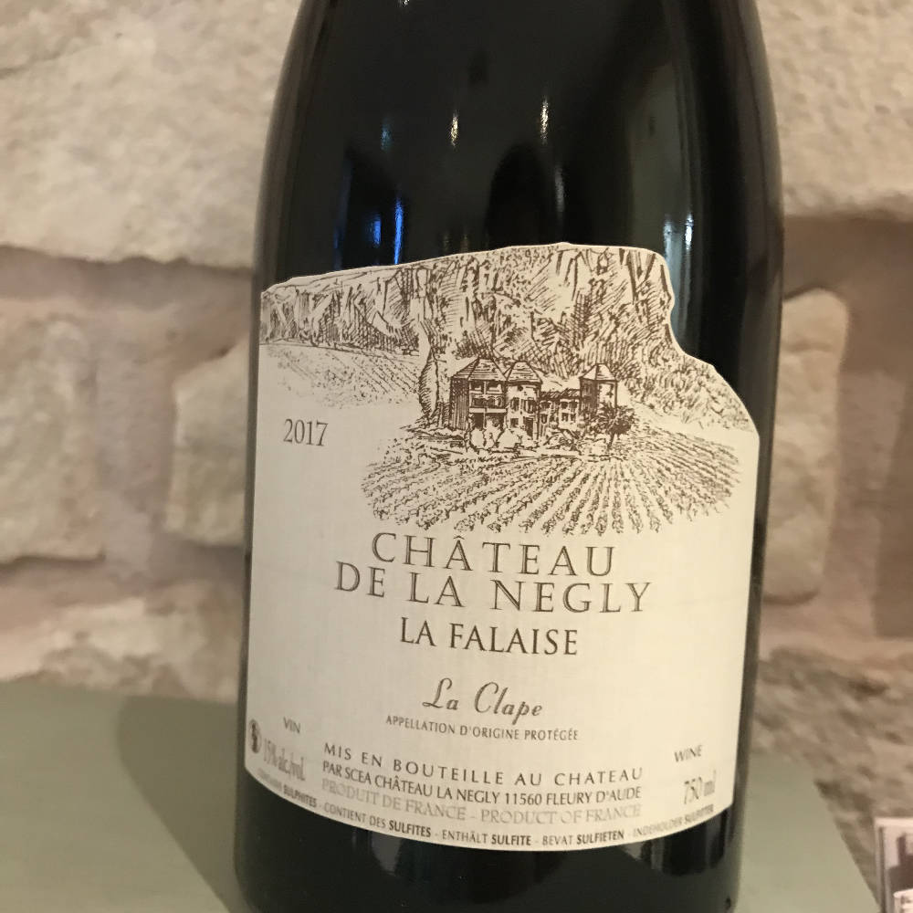 Negly La Falaise Rouge 2017-cépages Syrah, Grenache, Mourvèdre