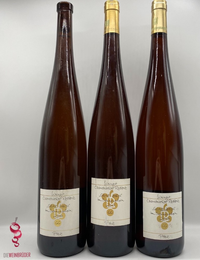 3x Ökonimierat Rebholz Ganz Horn Magnum 1,5L Vertikale