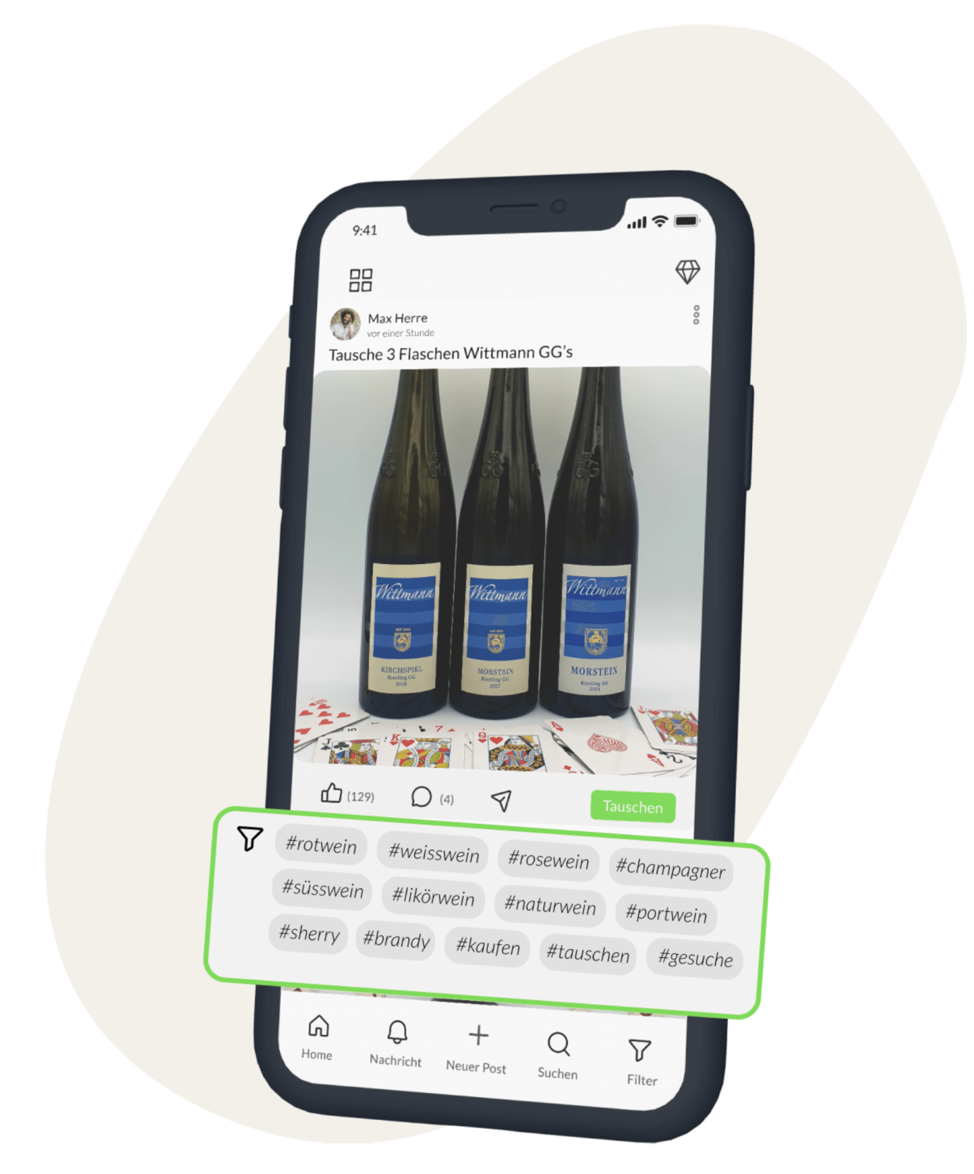 Flaschenpiraten App Filter