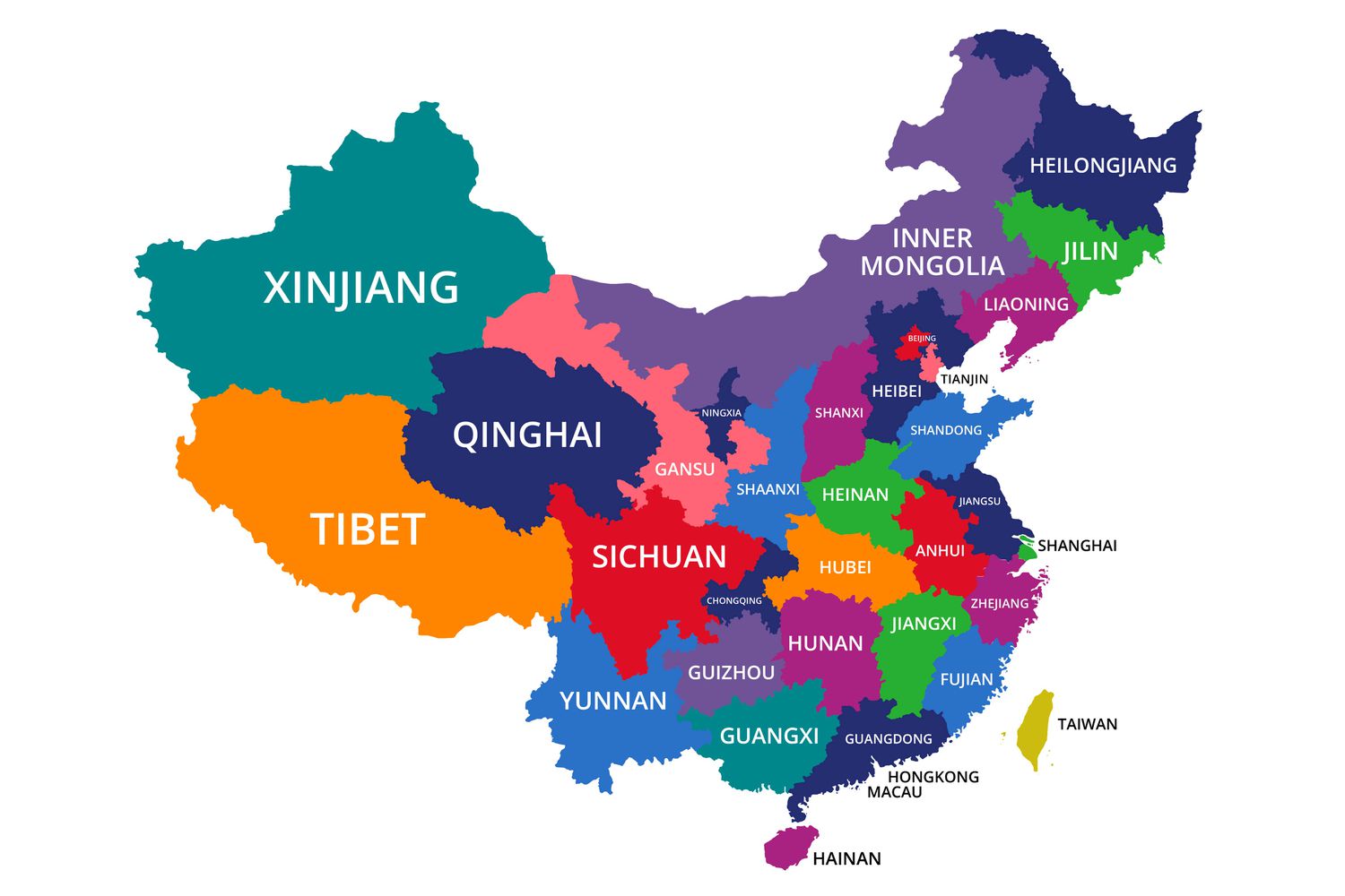 Chinese Provinces flashcards