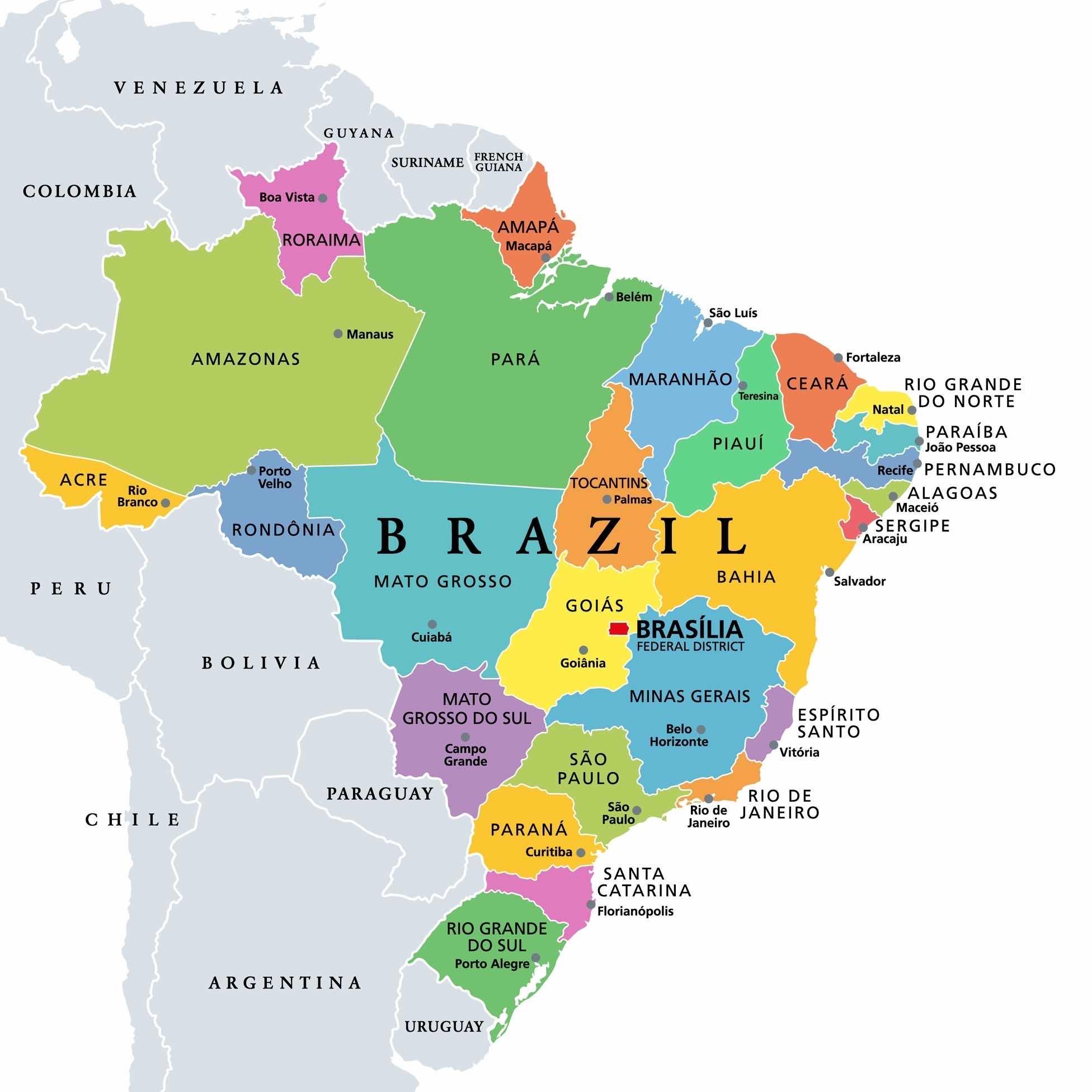 States of Brazil flashcards