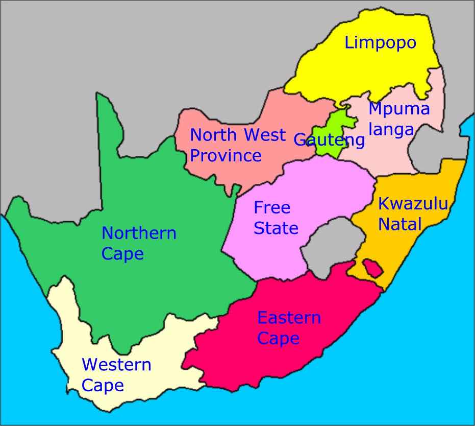South African Provinces flashcards