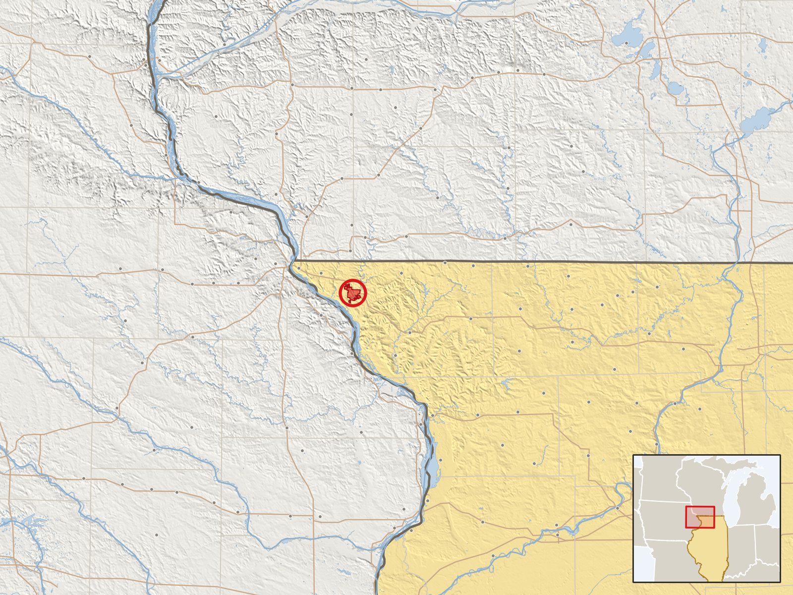 Tri-State Area Cities (IL, IA, WI) flashcards