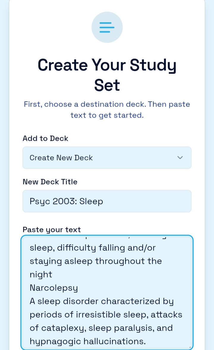 A person pasting text into a form.
