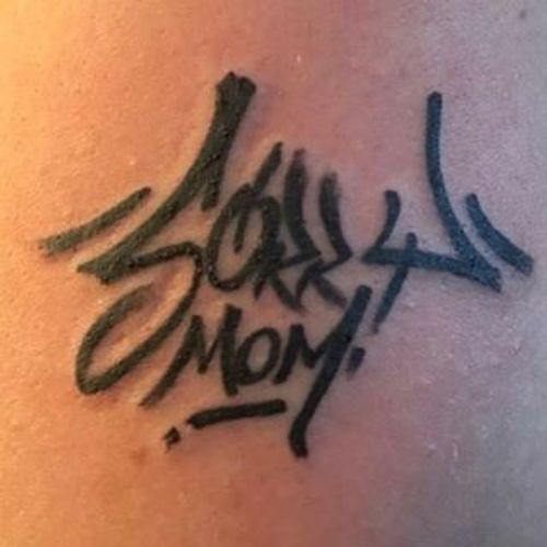 SORRY MOM TATOUAGE