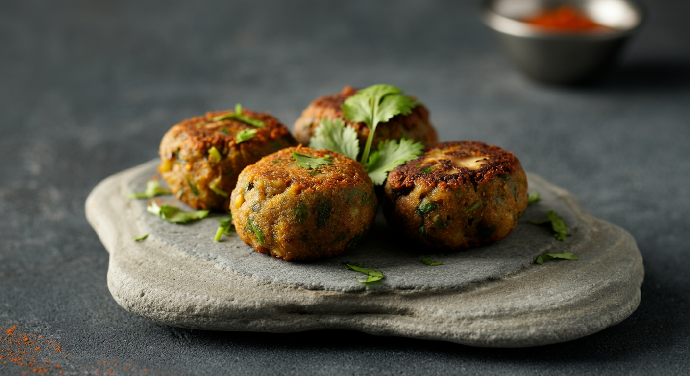 Earthy Mushroom Galouti Kebabs