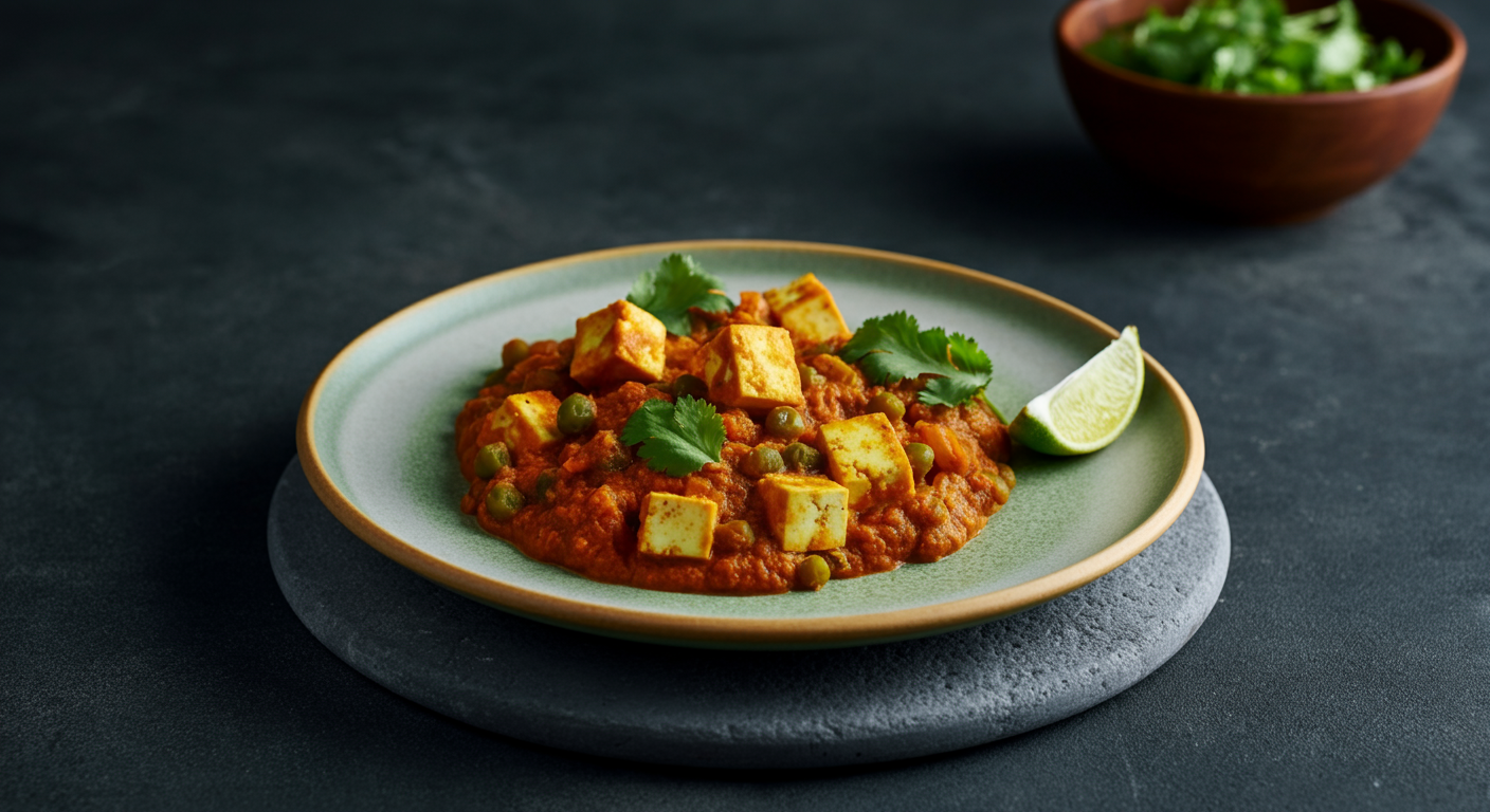 Matar Paneer (or Tofu)