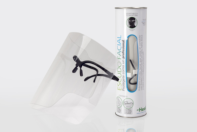 ESCUDO FACIAL ODONTO-MEDICO PANTALLA PET-G FLEXIBLE