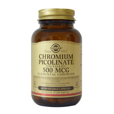 CHROMIUM PICOLINATE 500 MCG 60 CAP 10% de DCTO