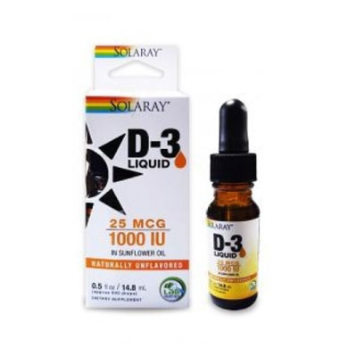 ORGANIC LIQUID D-3 SOLARAY (Vitamina D)