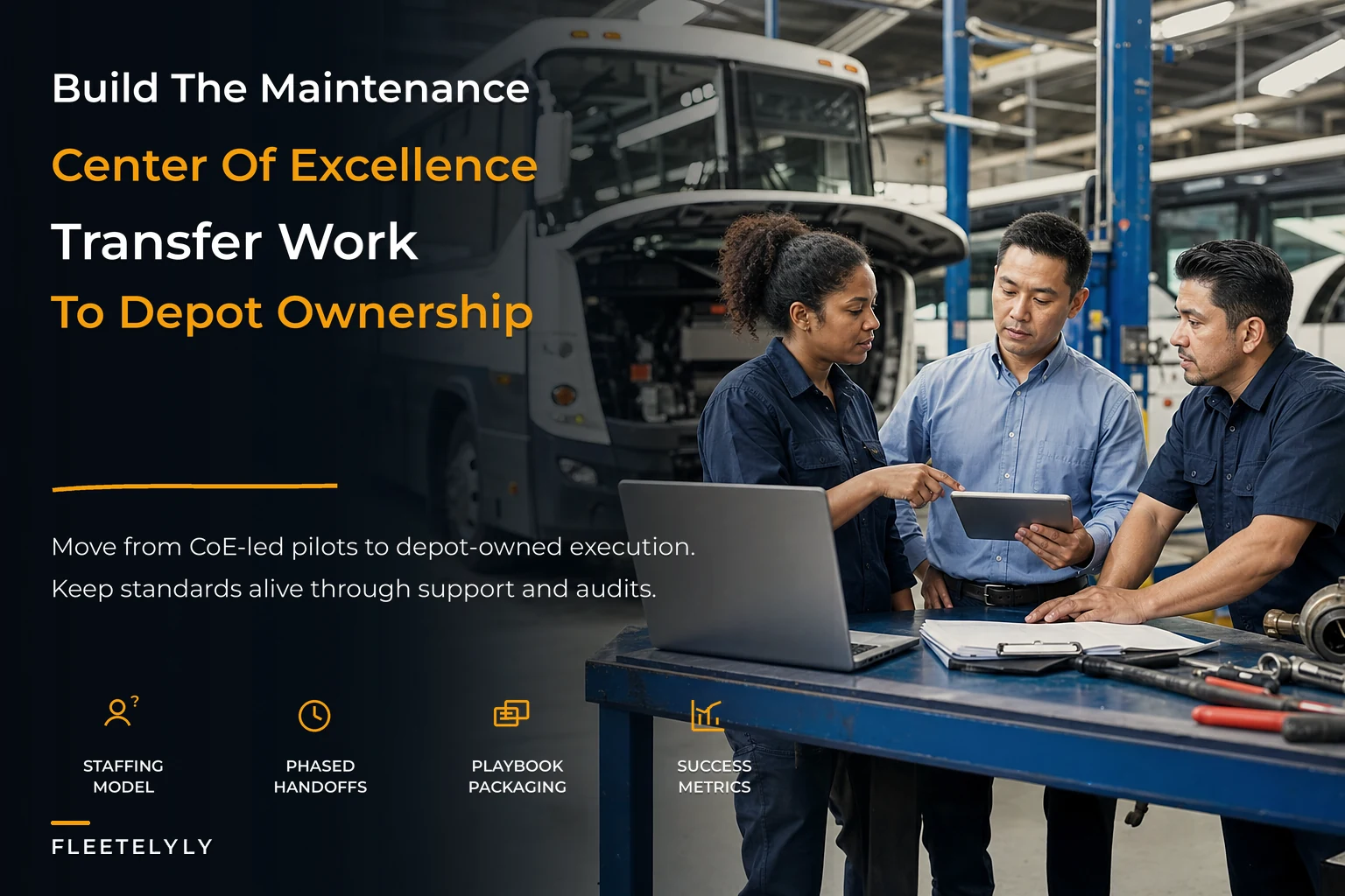 A maintenance center of excellence model for fleets