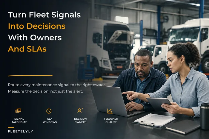 Analytics-to-decision framework for fleet maintenance