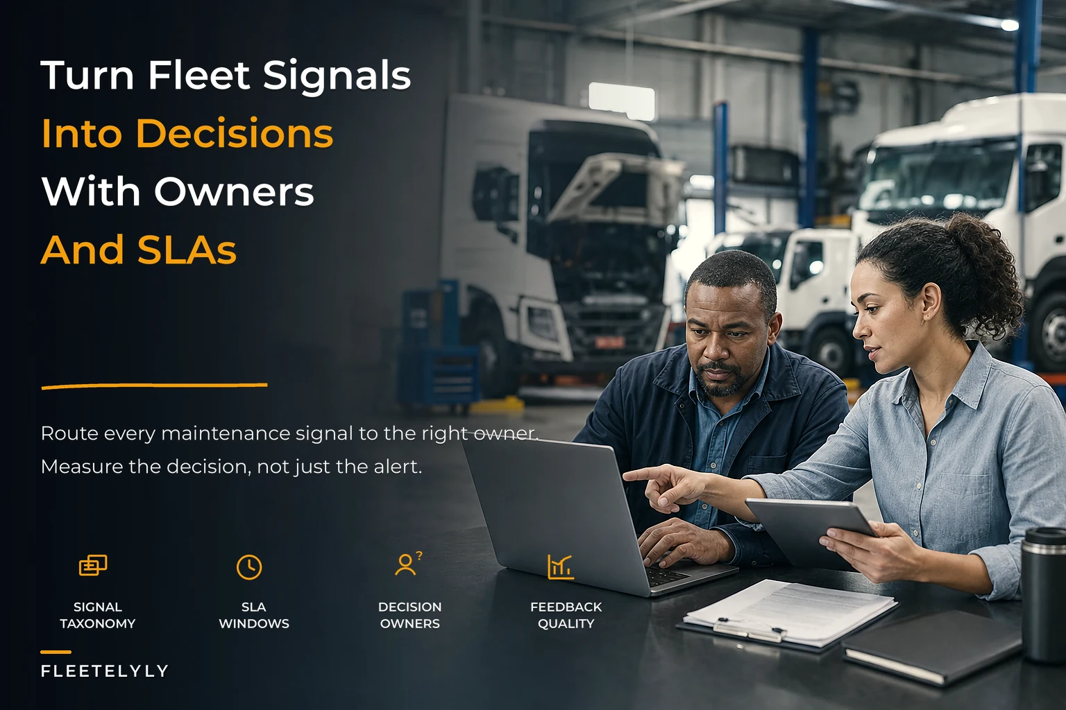 Analytics-to-decision framework for fleet maintenance