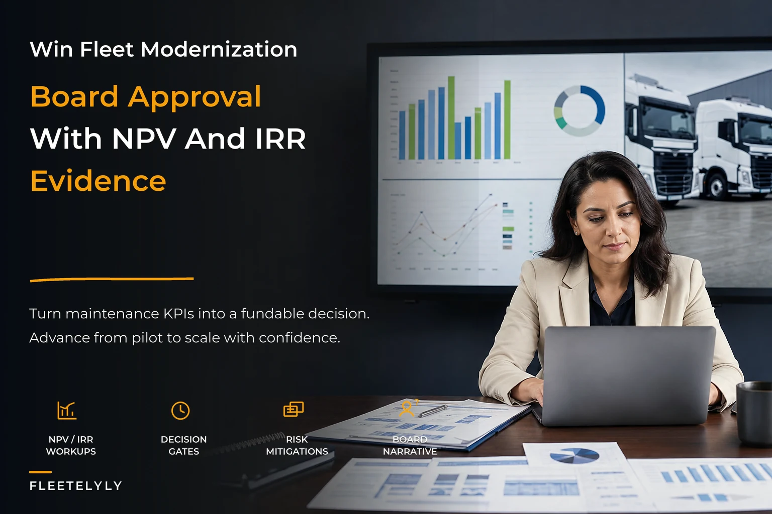 Build a board-ready investment case for fleet modernization