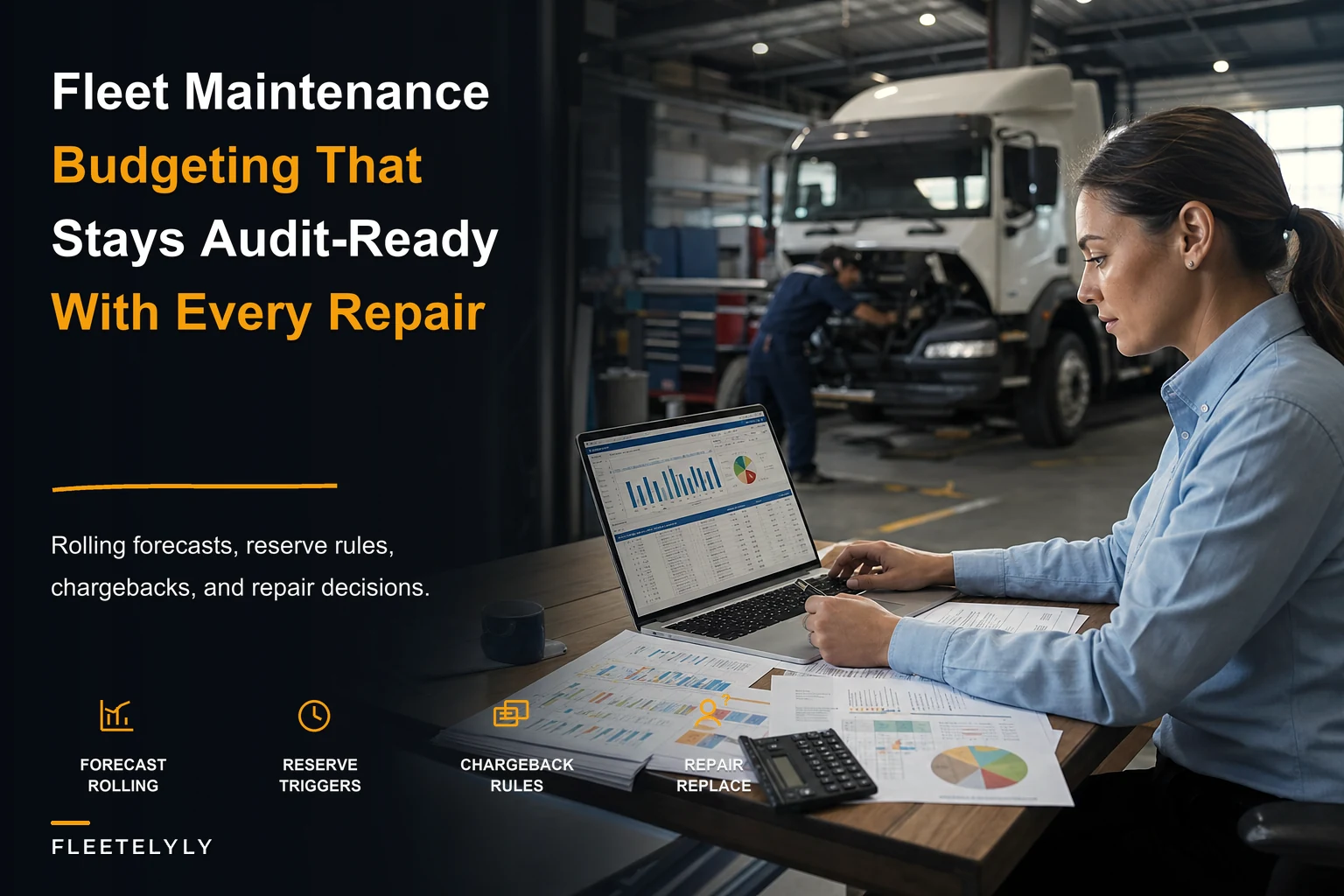 Fleet maintenance budgeting and chargebacks: rolling forecasts, reserve triggers and repair‑vs‑replace rules
