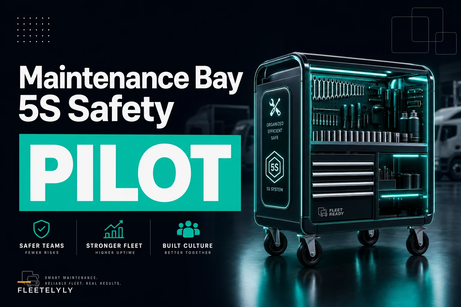 Maintenance-bay 5S and safety program: a 90-day pilot to cut defects and delays