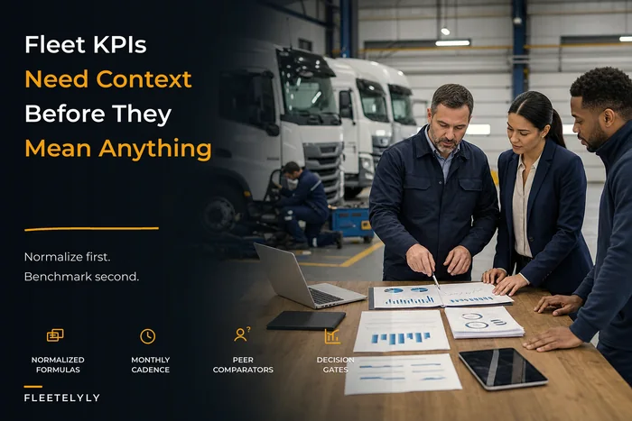 Stop being misled by fleet KPIs: a normalization and benchmarking framework for mixed fleets