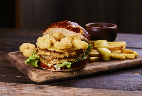 DOUBLE SHRIMP BURGER