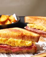 Brioche breakfast sandwich