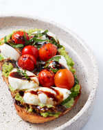 Roasted tomato caprese