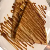 Banana Caramel Crepe
