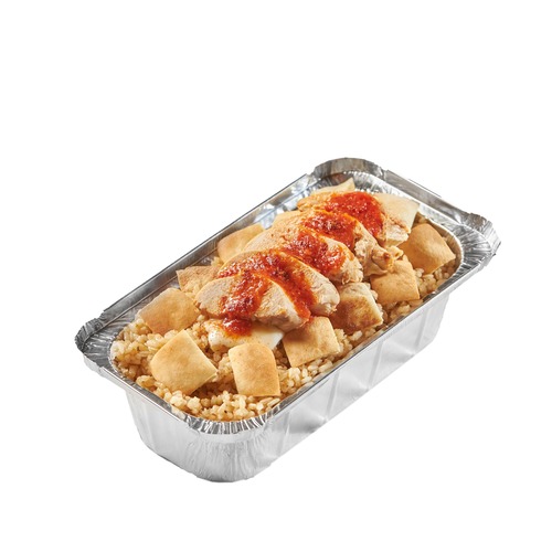 Chicken Fattah With Tomato Sauce