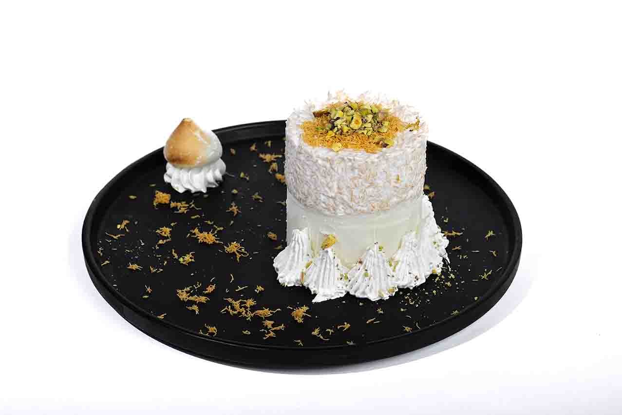 Kunafa With Ice Cream