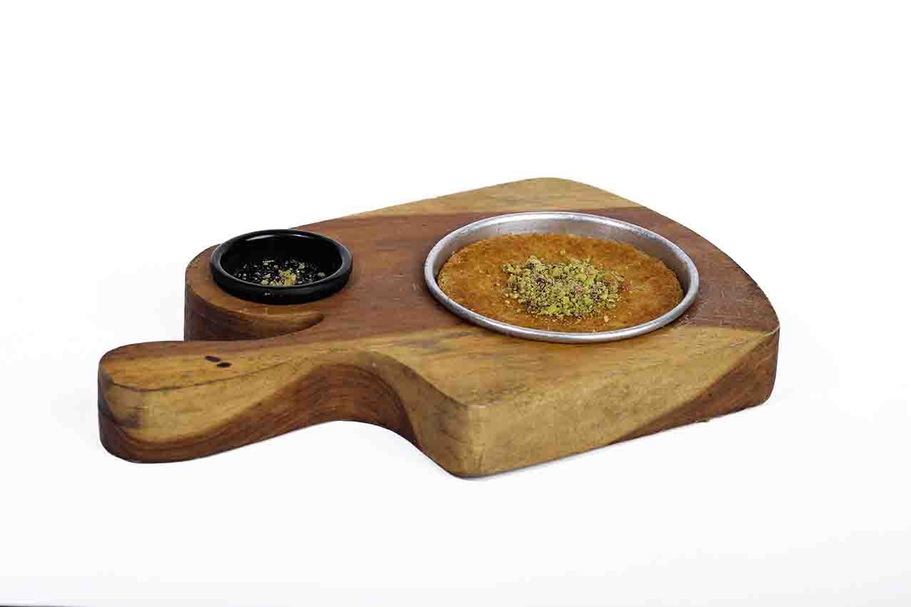 Kunafa On Charcoal With Cream (keshta)