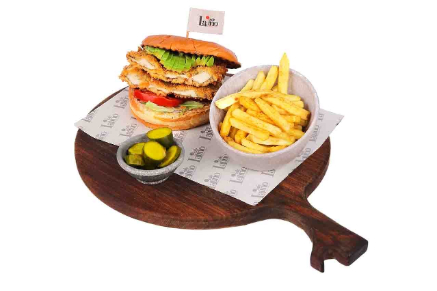Fried Chicken and Avocado Sandwich