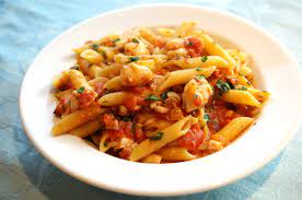 Penne seafood pasta Marinara