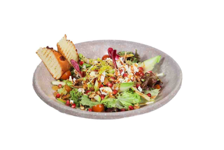 Goat Cheese Salad with Apple and Walnut