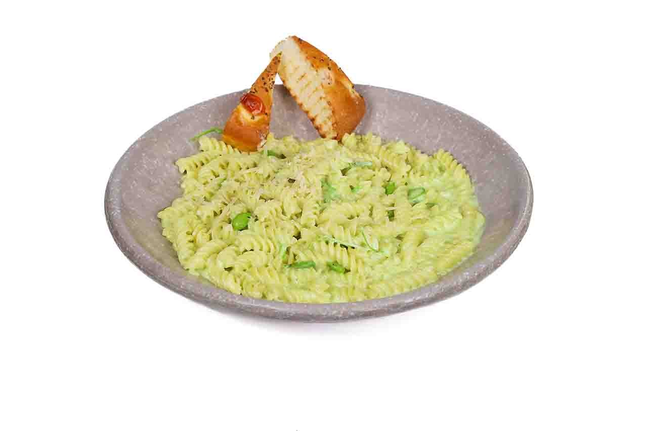 Green Power Pesto Pasta with Asparagus