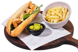 Shrimp Dynamite Sandwich