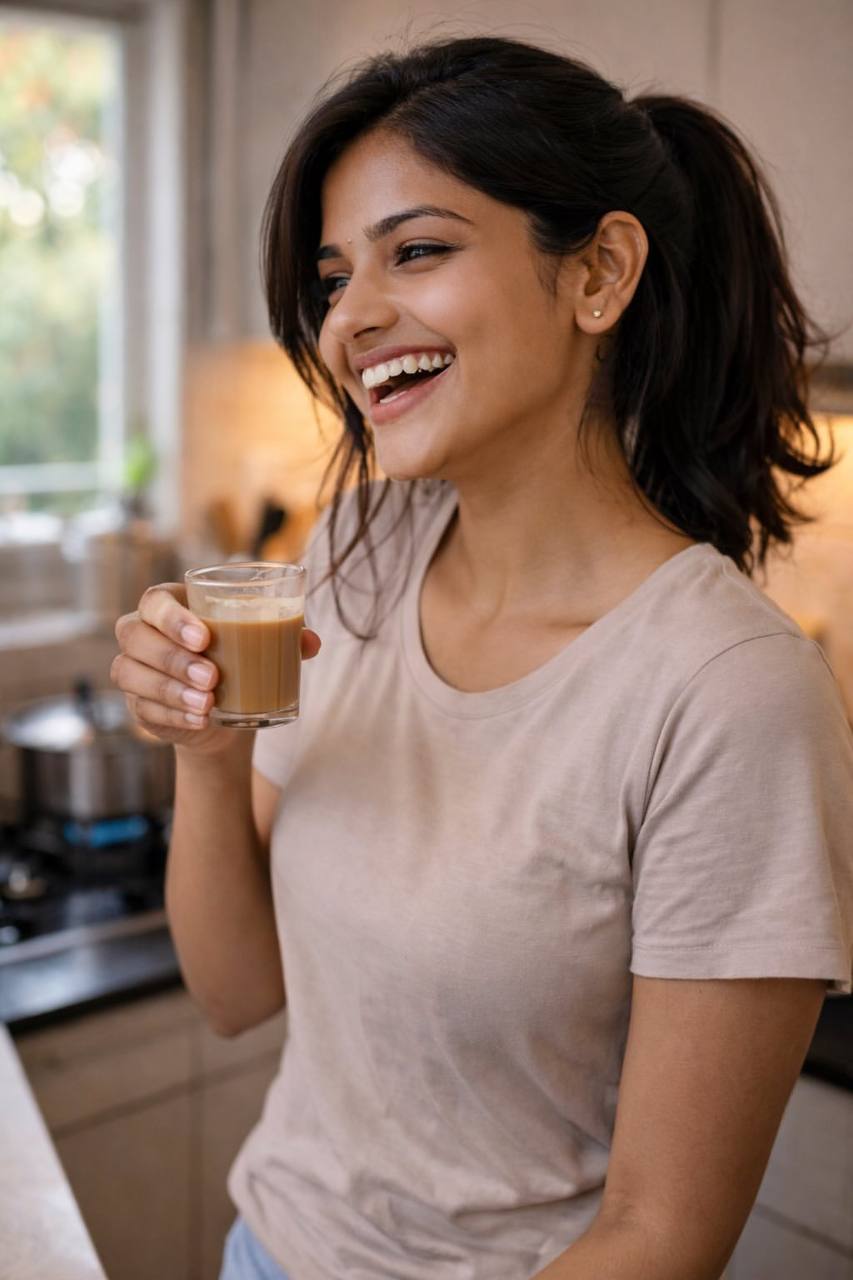 Pooja Reddy, 24, Banjara Hills Hyderabad — Telugu-speaking AI Companion on Flingo