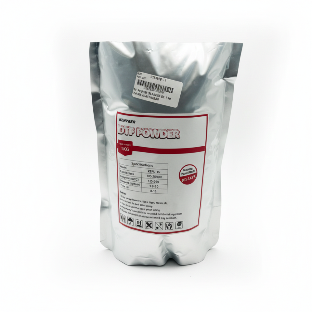 Polvos DTF 1Kg calidad premium fabricados en TPU de color blanco