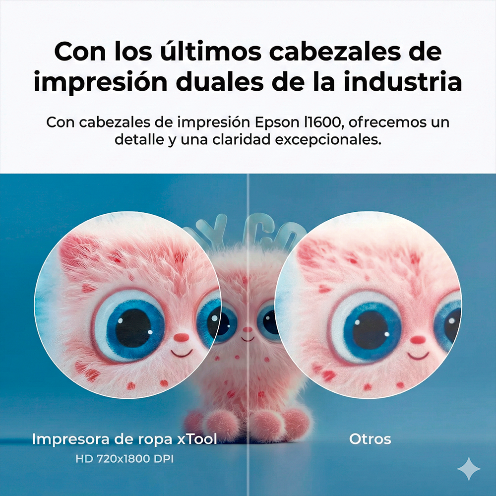 Impresora xTool Apparel Printer, horno OS1 y purificador SafetyPro™ AP2 3