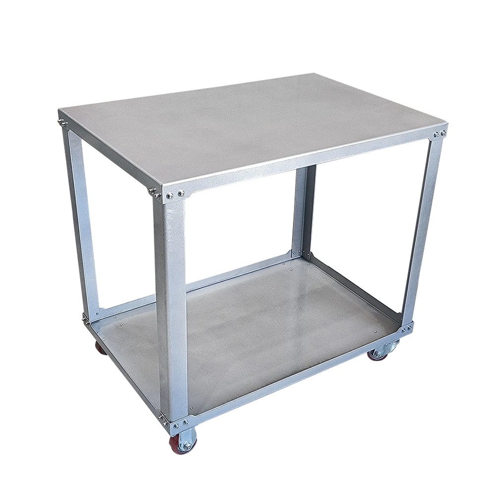 Mesa con ruedas para plancha 1 estación 80x74x54cm