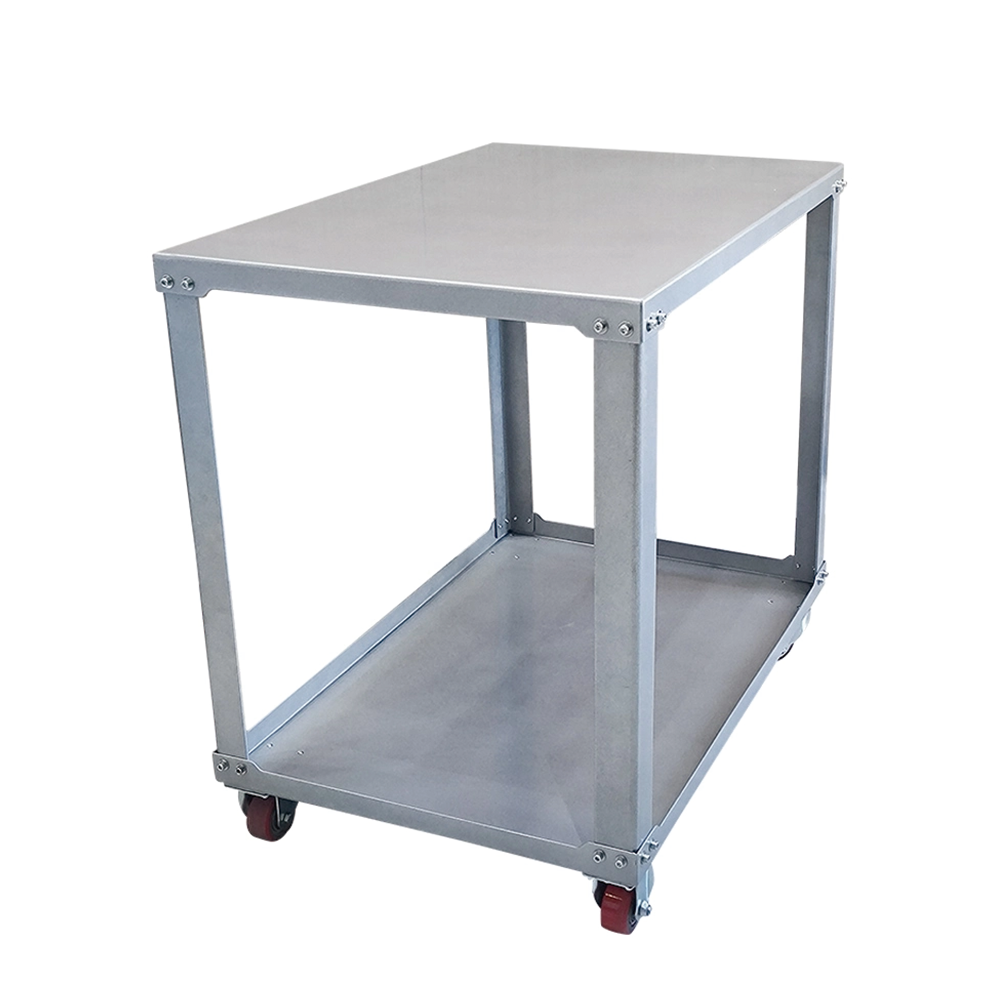 Mesa con ruedas para plancha 1 estación 80x74x54cm 2