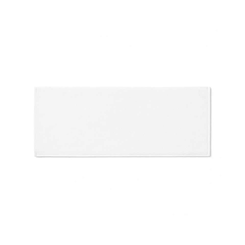 Toalla alargada blanca 30 x 111 cm 2