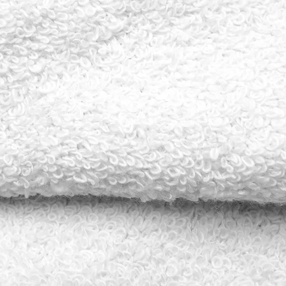 Toalla alargada blanca 30 x 111 cm 3