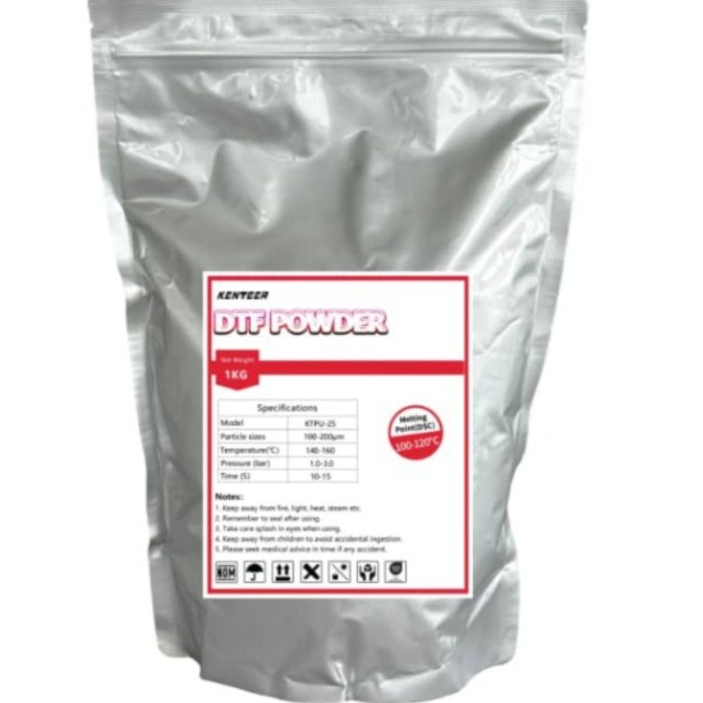 C7204PI-1 Polvos DTF 1Kg color blanco Facilita el pelado instantáneo
