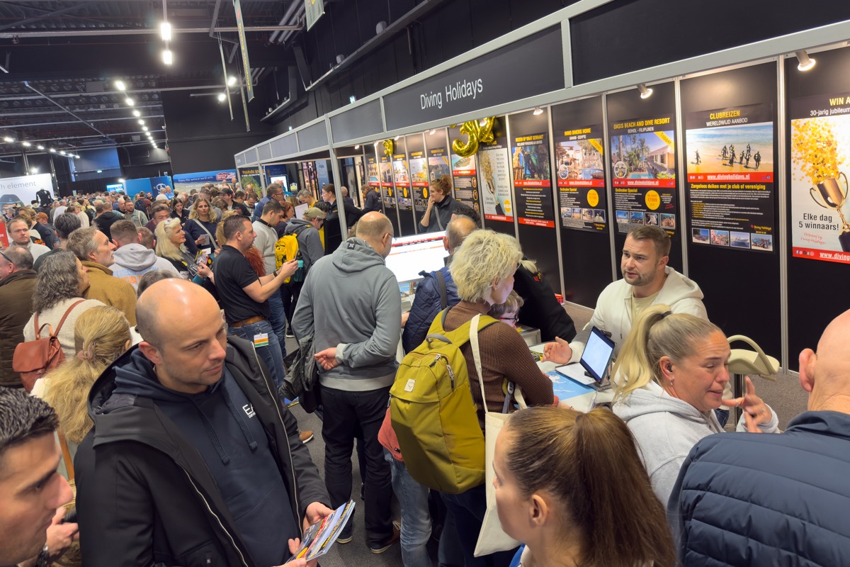 Kom naar de stand van Diving Holidays op Duikvaker 2026