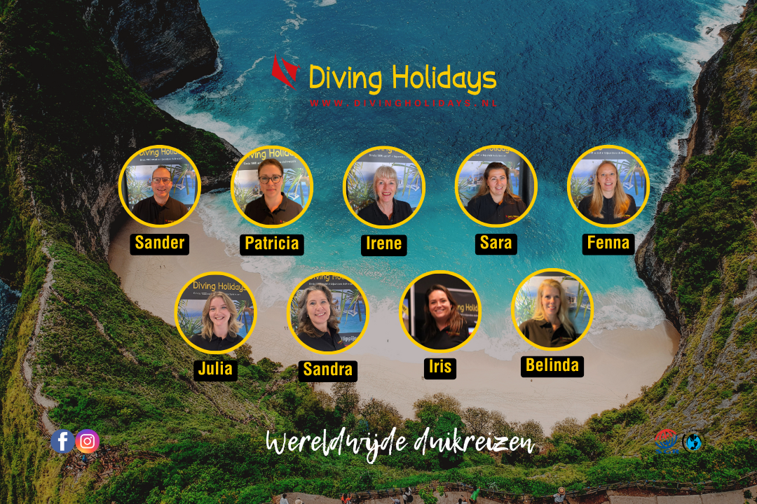 Diving Holidays brengt je over de hele wereld
