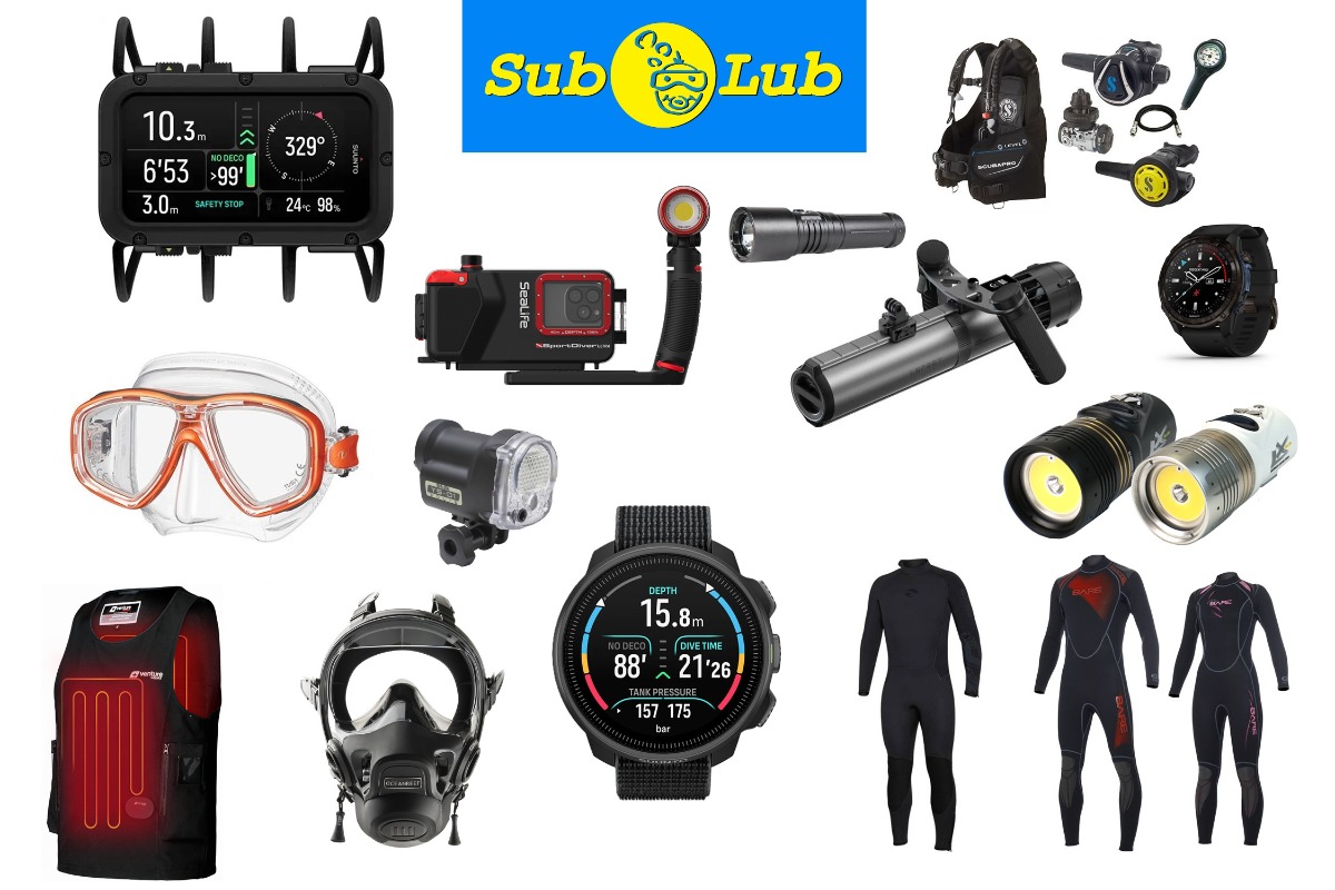 Nieuwe duikmaterialen bij Sublub op Duikvaker